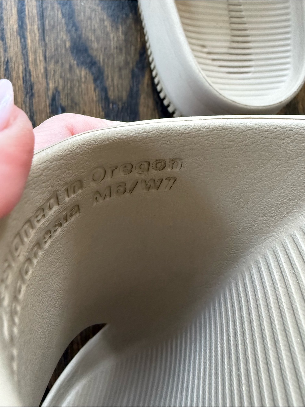 Beige Nike Slides - Picture 3 of 3